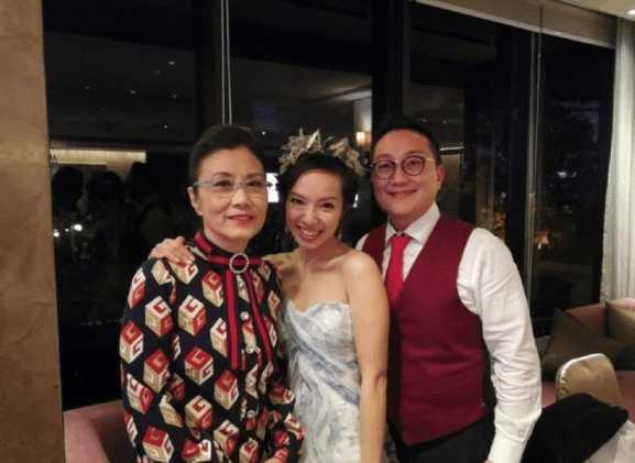 香港资深演员曾江女儿出嫁汪明荃出席参加婚宴
