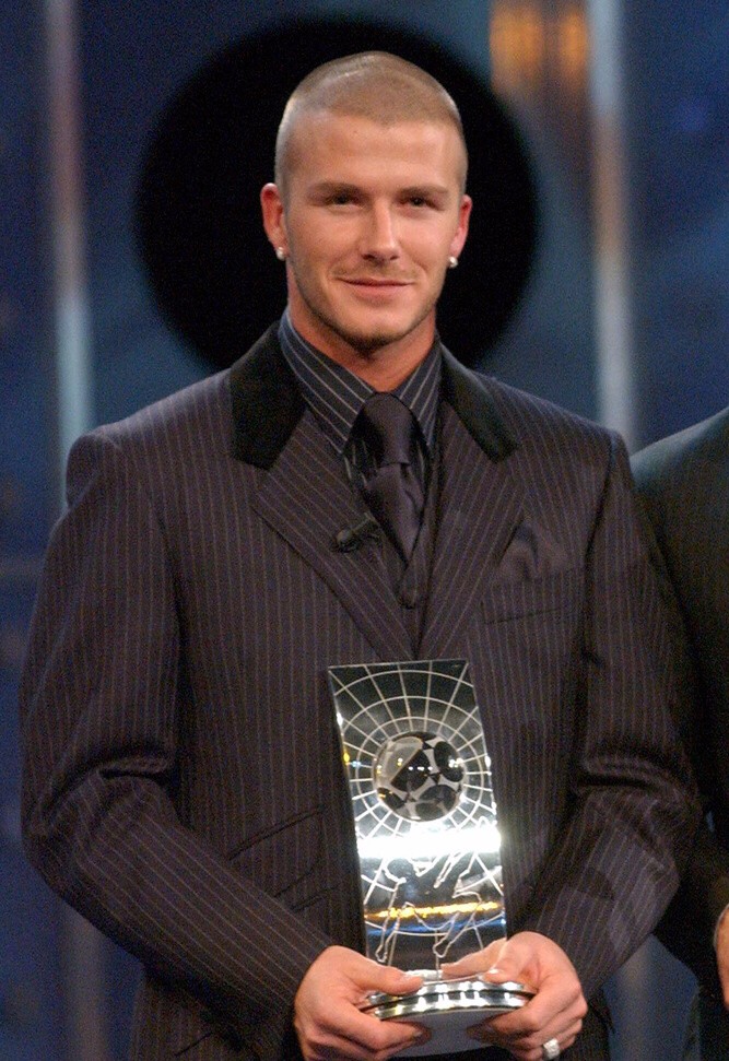 史上最帅世界足球先生颁奖贝克汉姆领衔的颜值堪比奥斯卡