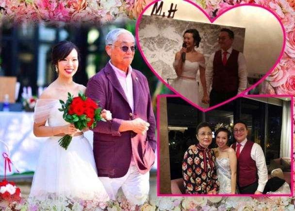 香港资深演员曾江女儿出嫁汪明荃出席参加婚宴