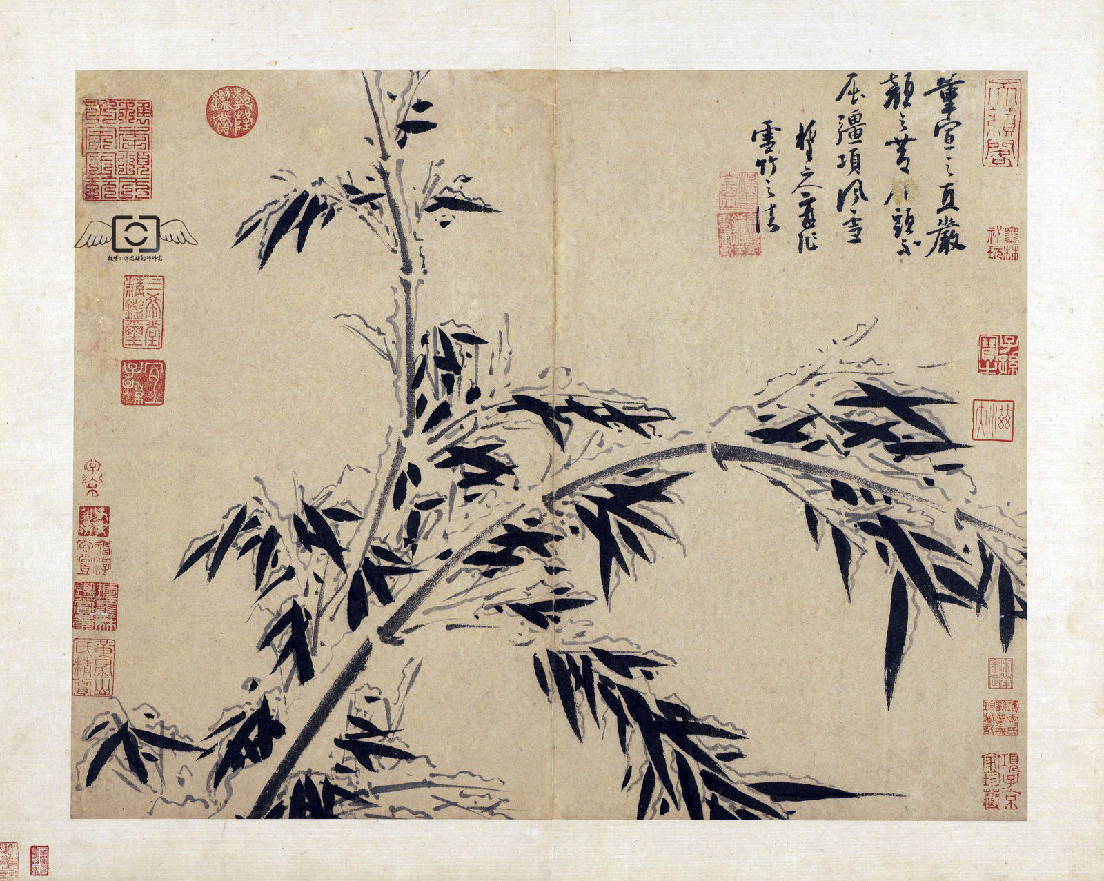 鉴赏元四家之画竹大师吴镇 的《墨竹谱》|吴镇|墨竹|大师_新浪新闻