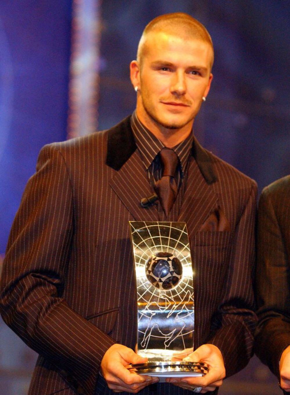 史上最帅世界足球先生颁奖贝克汉姆领衔的颜值堪比奥斯卡