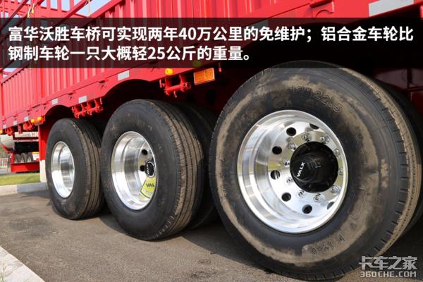 方面,这款车并没有采用常见的普通富华桥,而是采用了十吨级的沃胜车桥