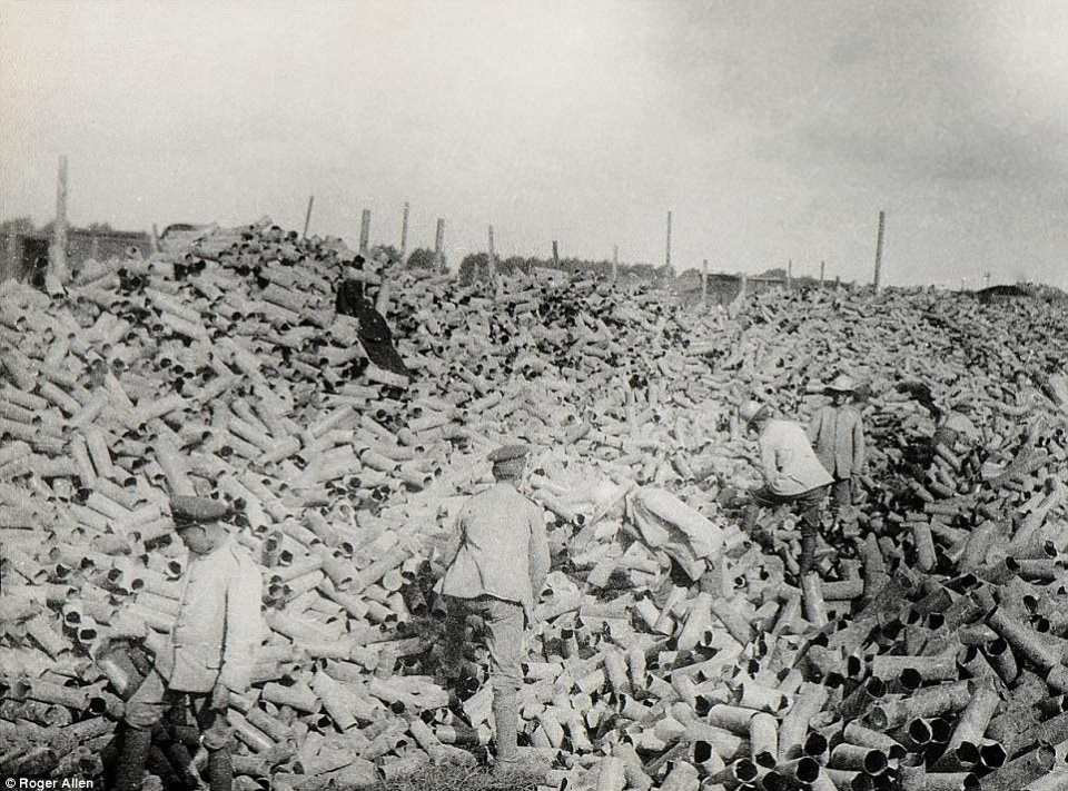 老照片:第一次世界大战战场的中国人,憨厚而可爱