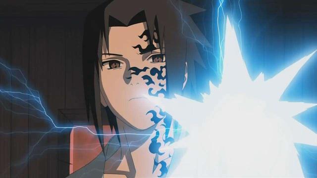 男主角佐助的拿手绝招,后来可以衍生成为黑千鸟,千鸟流等,雷切千鸟本