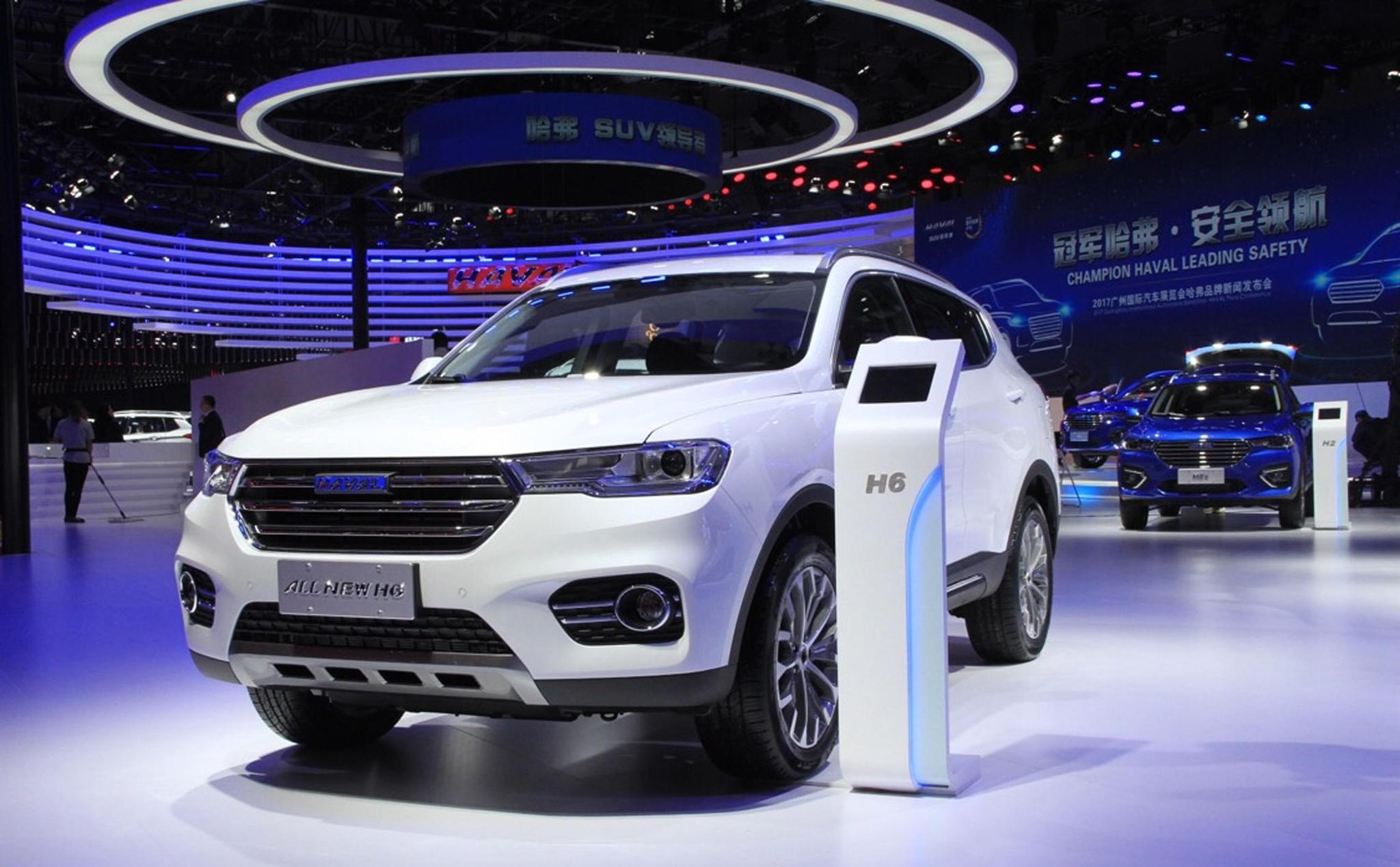 全新哈弗h6 1.5gdit震撼上市,2017广州车展实拍!