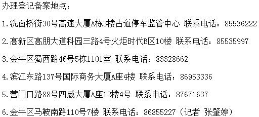 注意！成都新能源汽车需提前登记备案 才可享受免费2小时停车