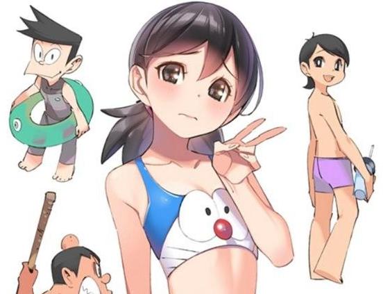 当哆啦a梦变成萌妹子,完全不同画风的小叮当