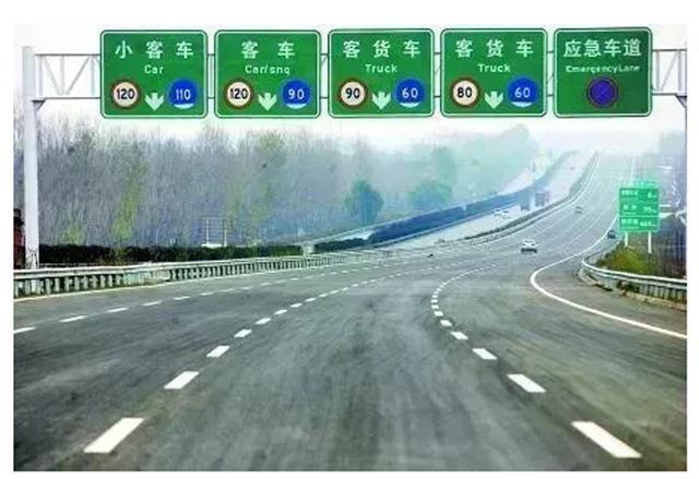 由于它距离应急车道和公路出口最近,在这条车道行驶,避险,下高速会更