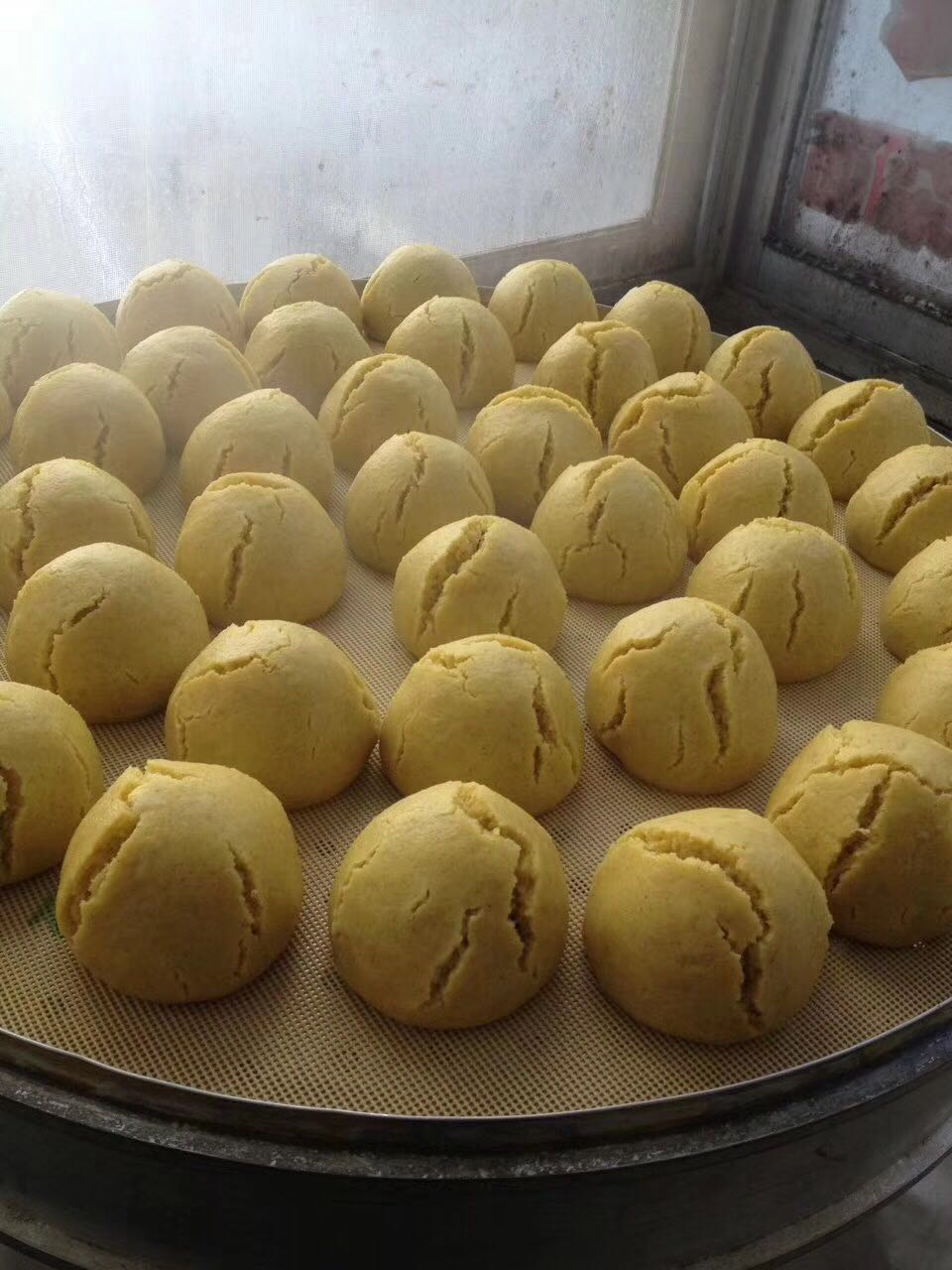 陕北美食油糕黄馍馍