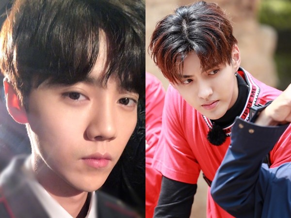 鹿晗吴亦凡合体了2男夹1女同桌听讲