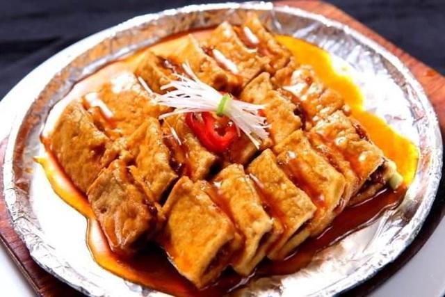 三,夹心豆腐炒肉