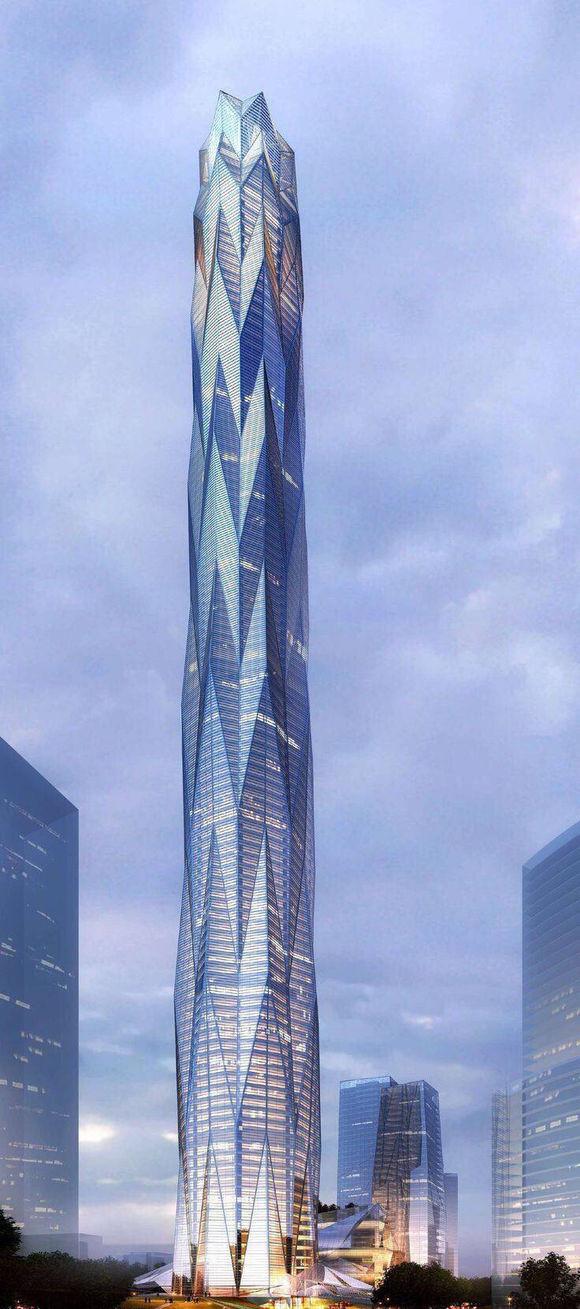 676米西部高楼赶超武汉绿地中心,世界的第二,中国的第一