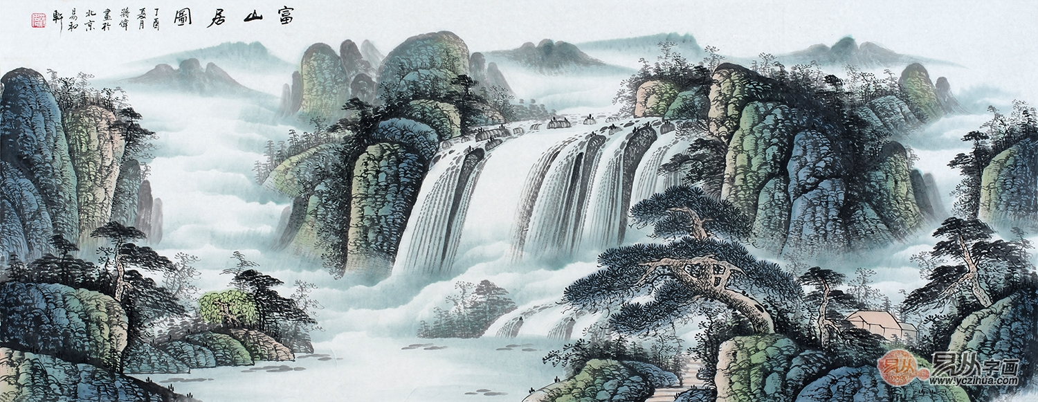 推荐这些画真上档次|比较好|山水画|五行_新浪新闻