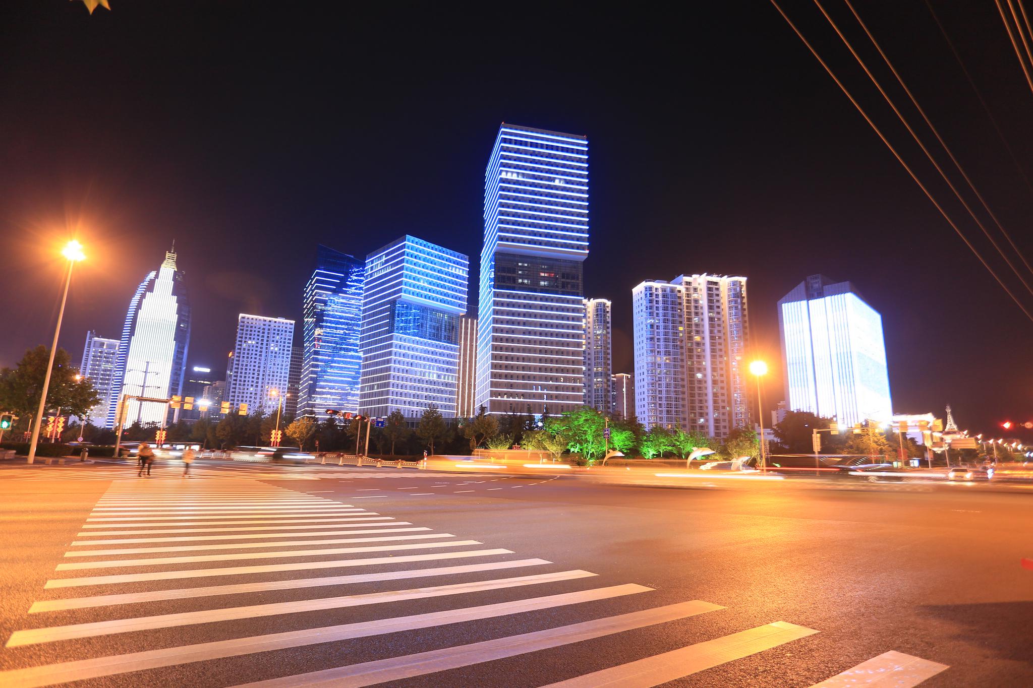 夜拍青岛海尔路,涛哥音乐随拍