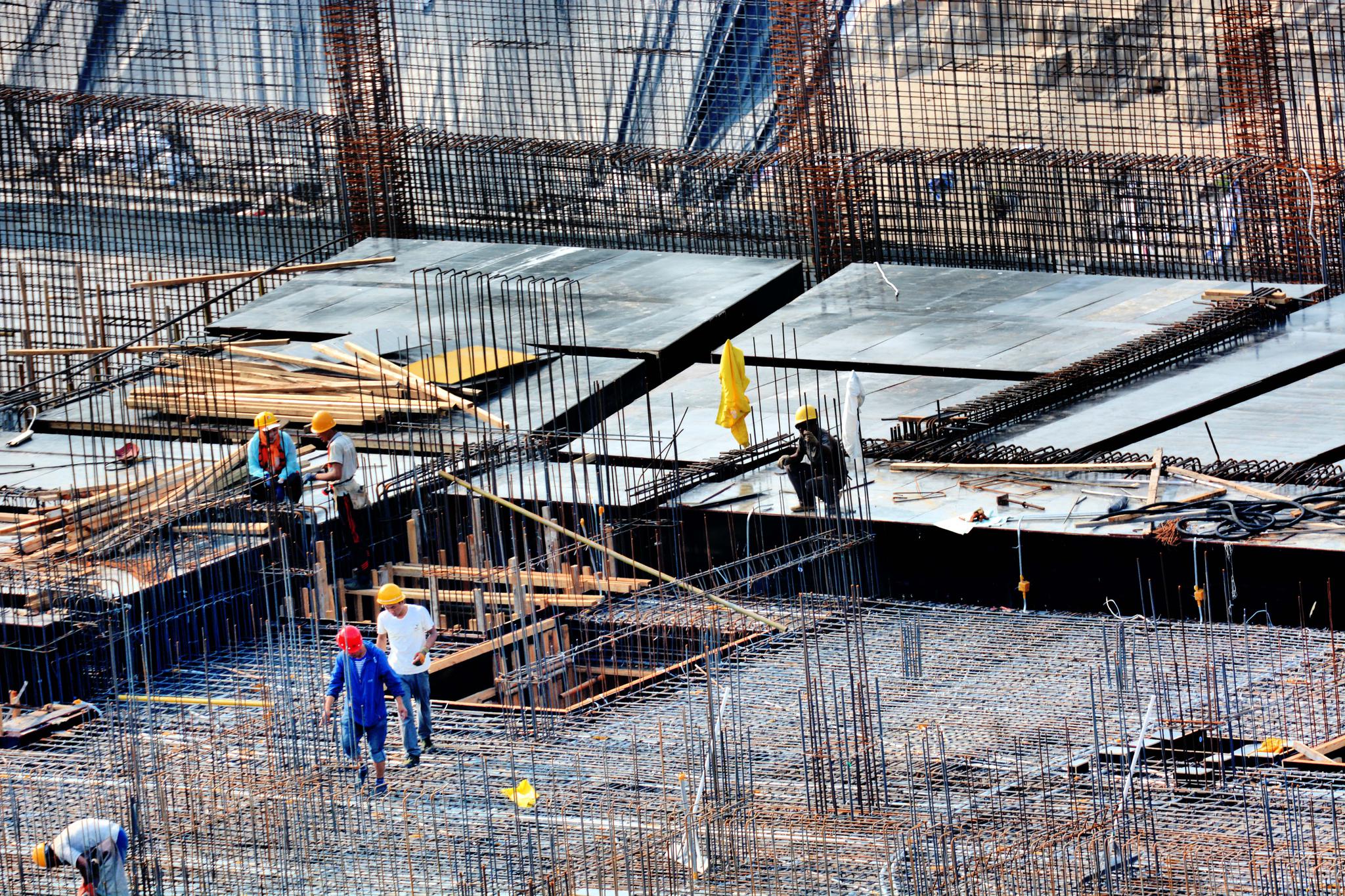 建筑工地撑起城市建设,原创摄影