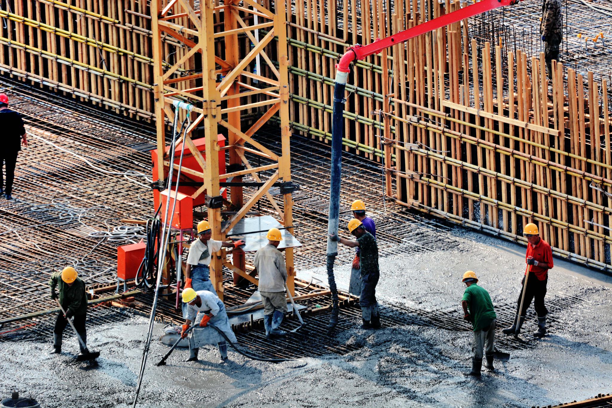 建筑工地撑起城市建设,原创摄影
