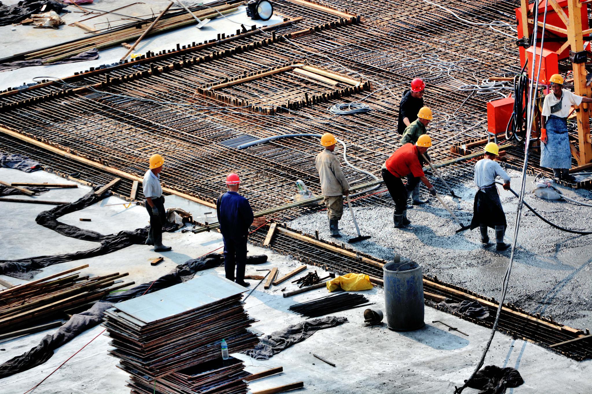 建筑工地撑起城市建设,原创摄影
