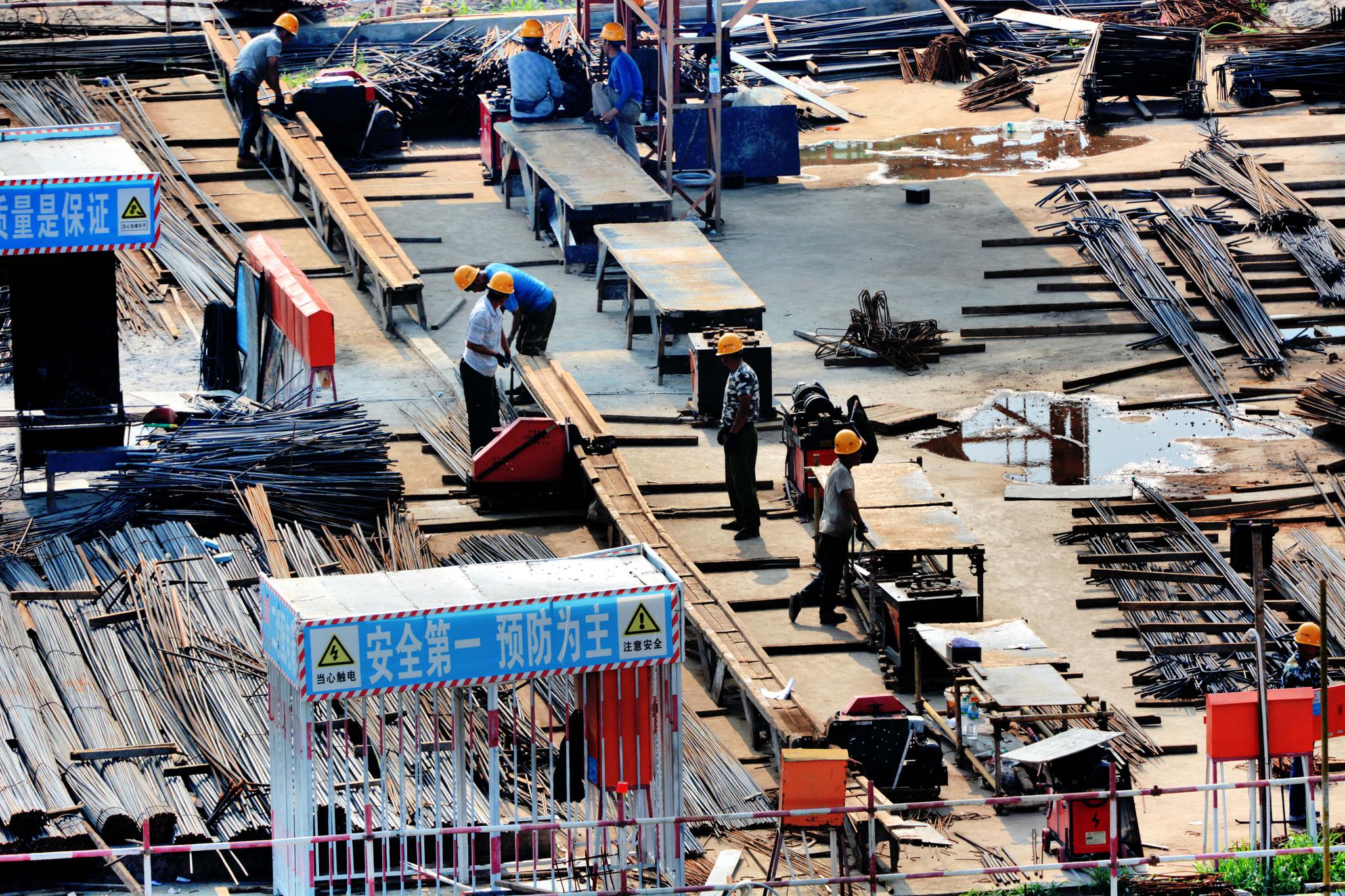 建筑工地撑起城市建设,原创摄影