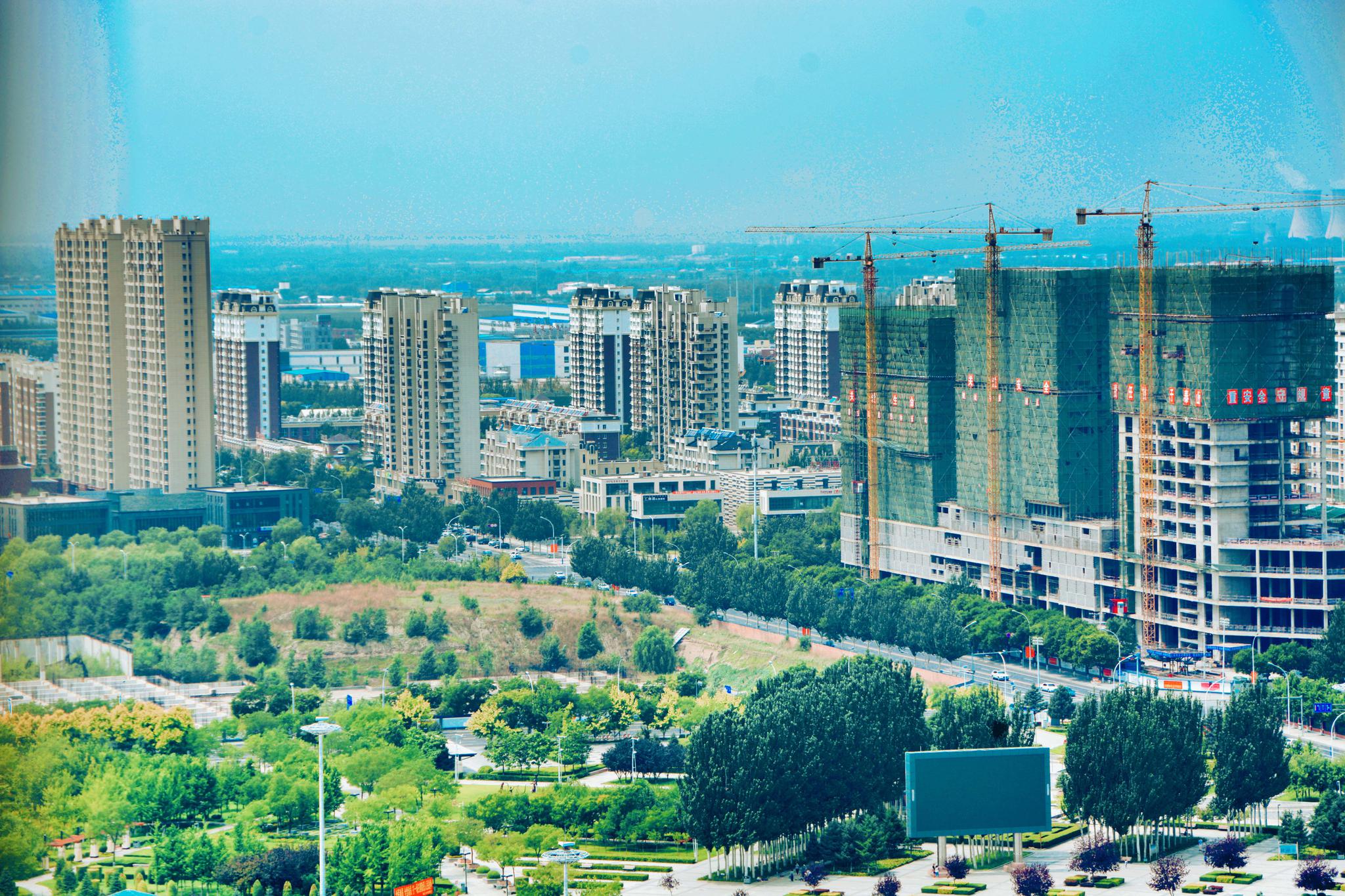 通辽市新城区高层建筑,原创摄影