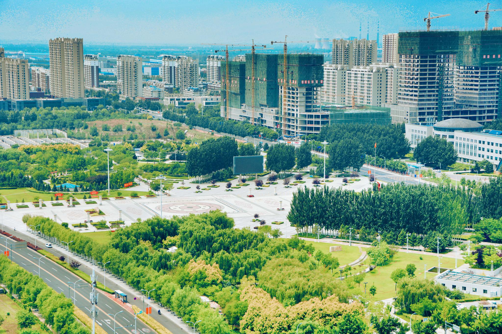 通辽市新城区高层建筑原创摄影