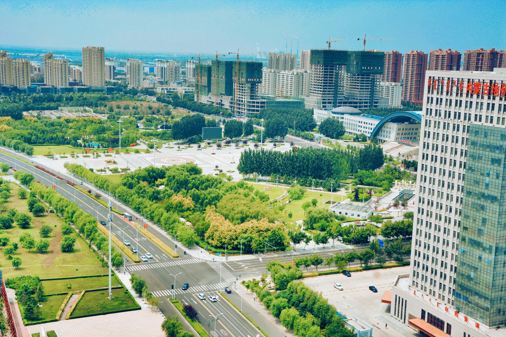 通辽市新城区高层建筑,原创摄影