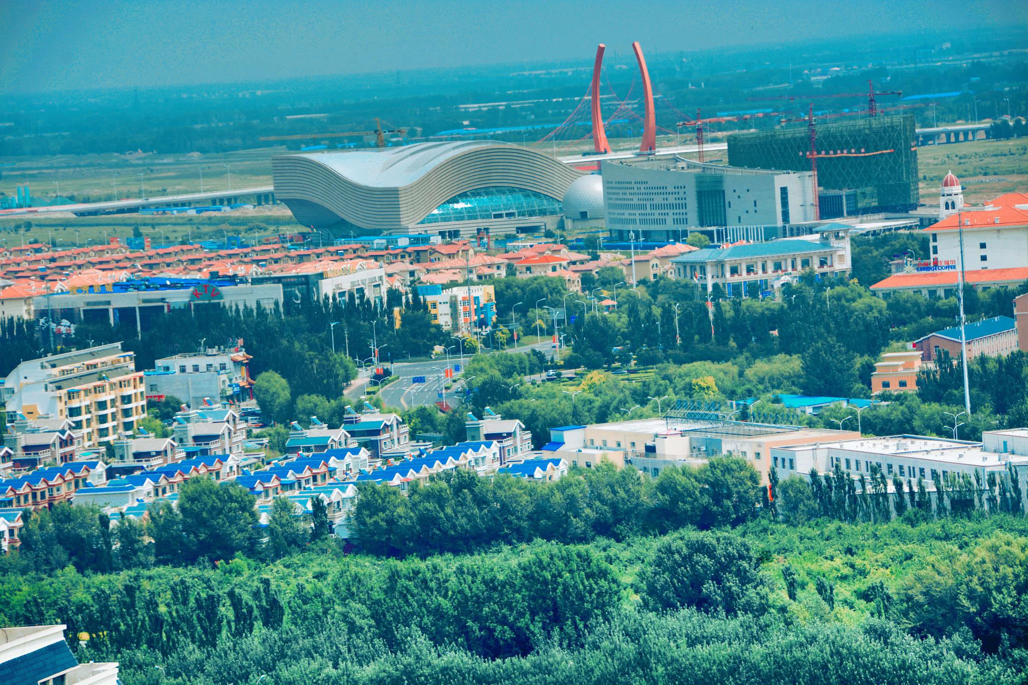 通辽市新城区高层建筑,原创摄影