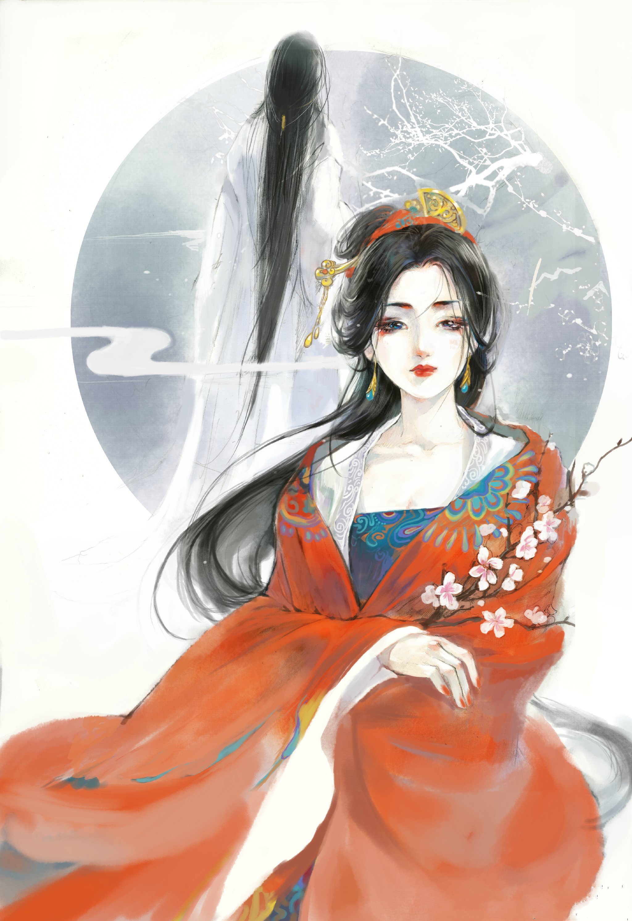 美人如花隔云端古风美人系列手机壁纸