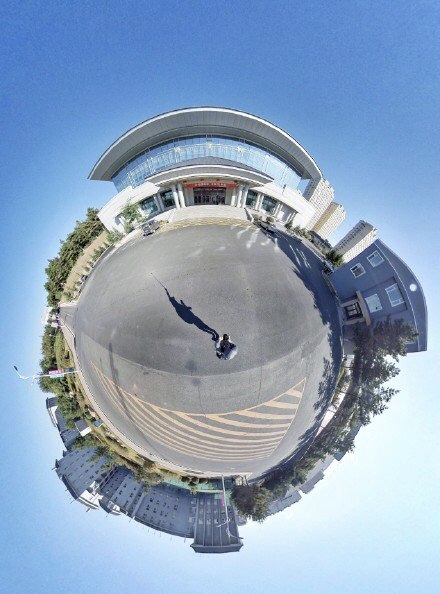 一起来看延大的全景星球图