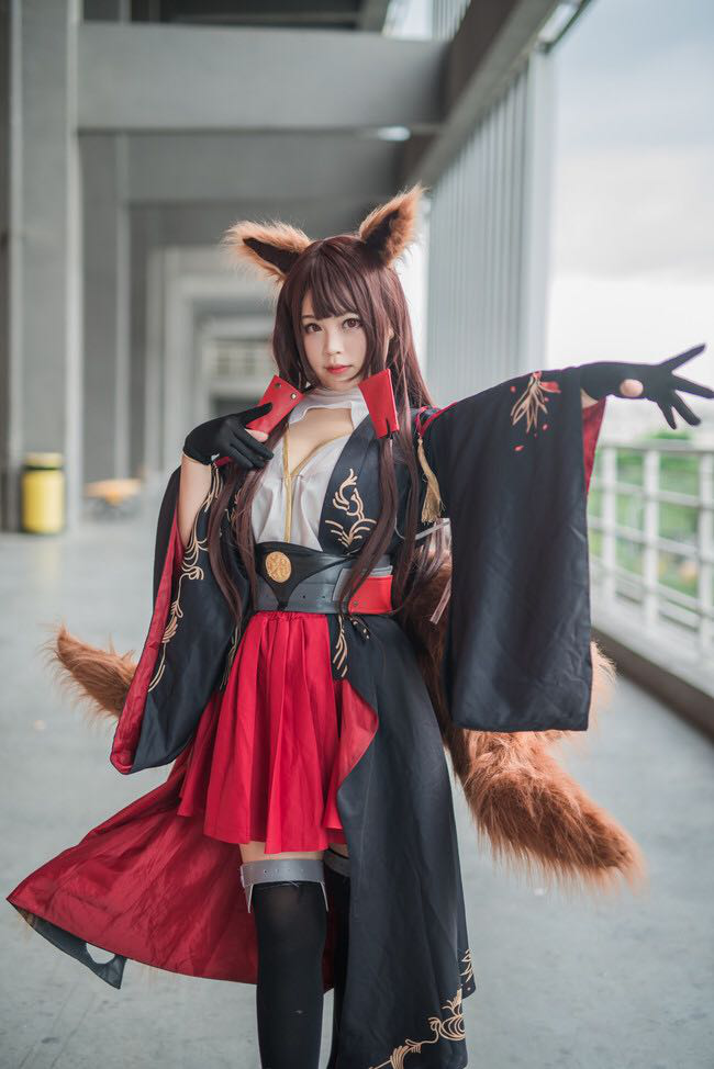 碧蓝航线赤城cosplay