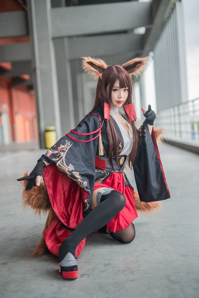 碧蓝航线赤城cosplay