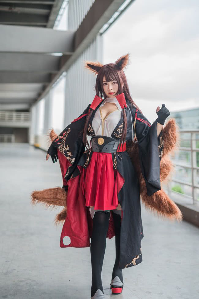 碧蓝航线赤城cosplay