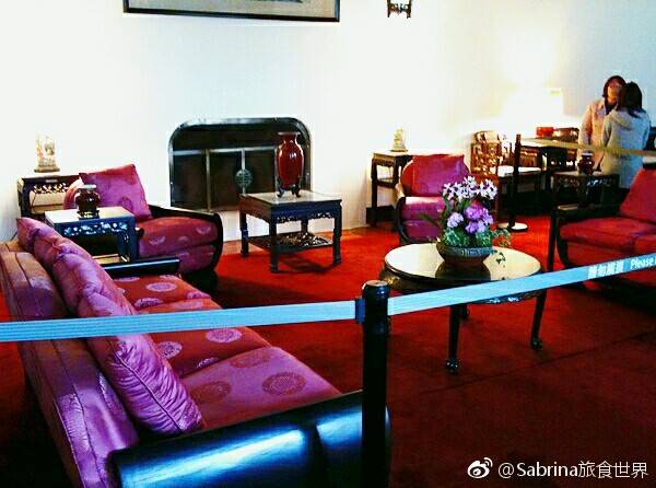蒋宋美龄和蒋中正的士林官邸内部开放