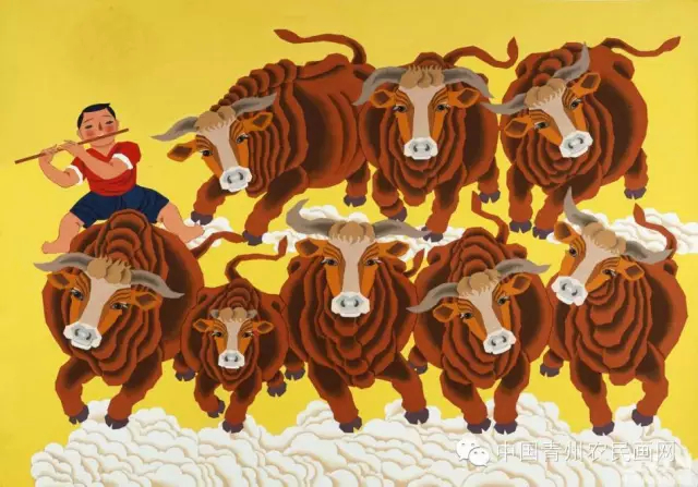 当代国画家徐鹤推荐精选人物农民画