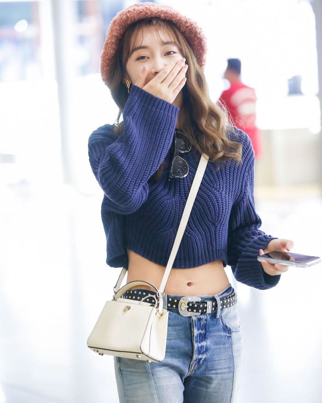 宣璐露脐装露出小俏皮,美腻!