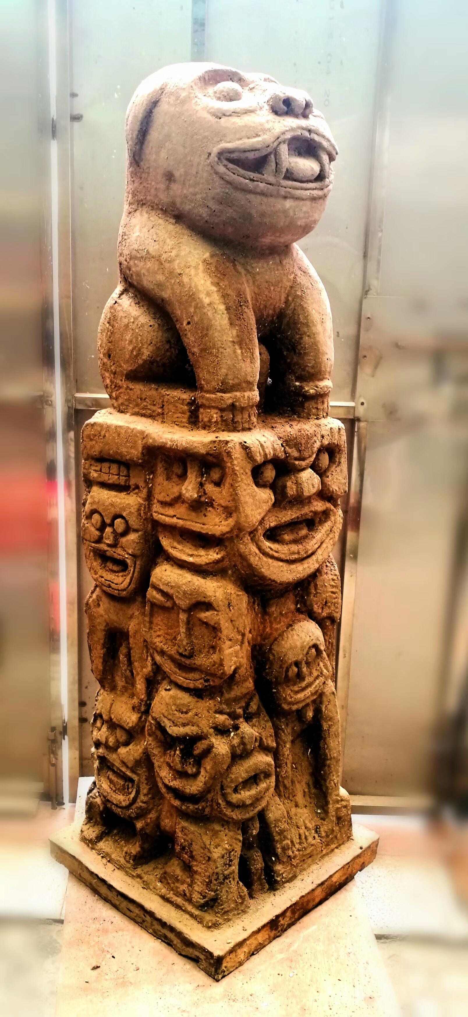 柴窑粗陶艺术创作的雷州石狗|石狗|雷州|粗陶_新浪新闻