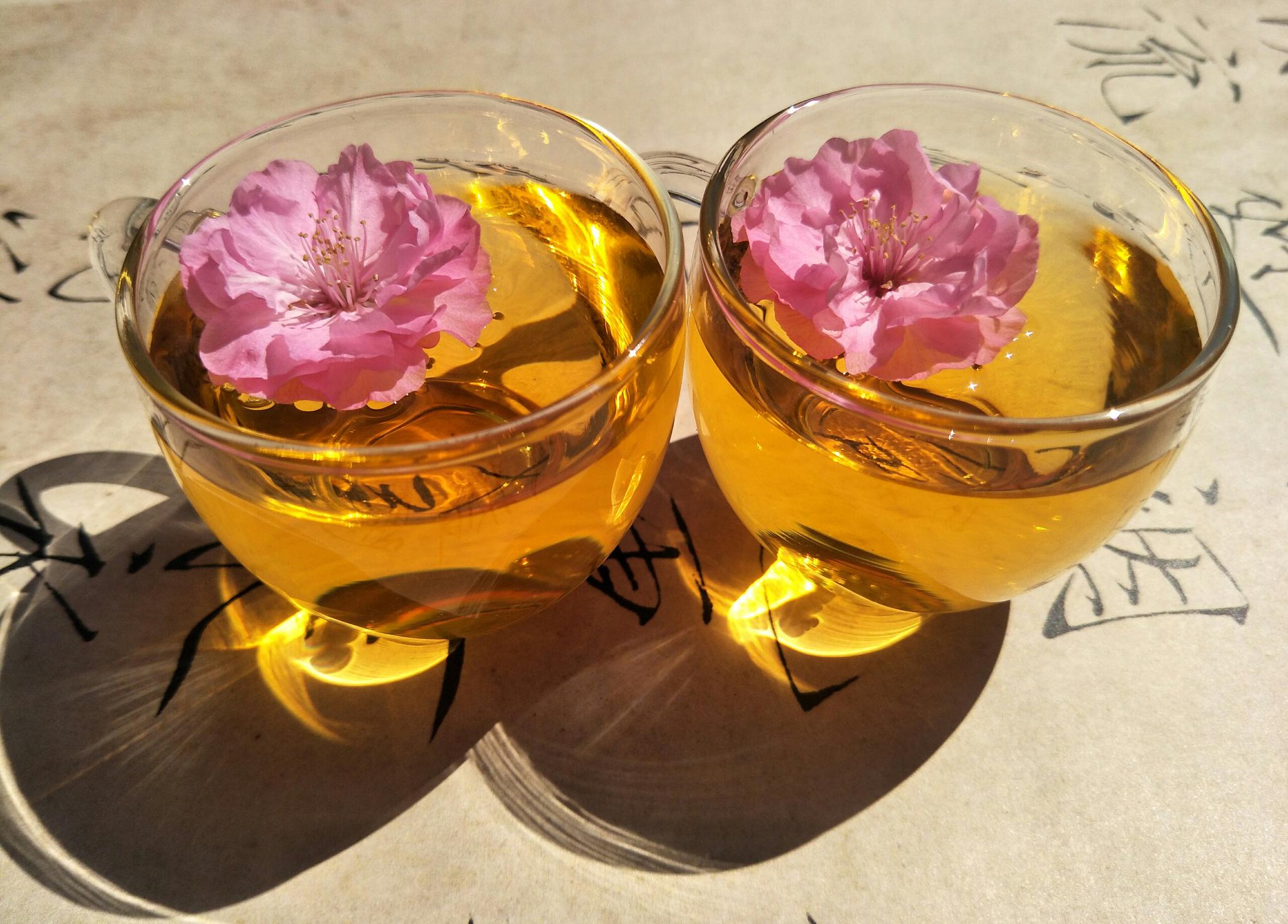 喝一杯桃花茶获得桃花一样灿烂的心情