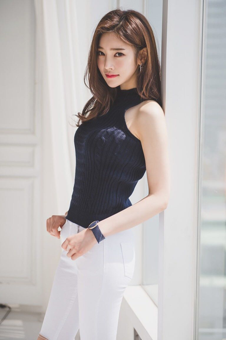 韩国气质女神名媛气质长发优雅时尚写真摄影