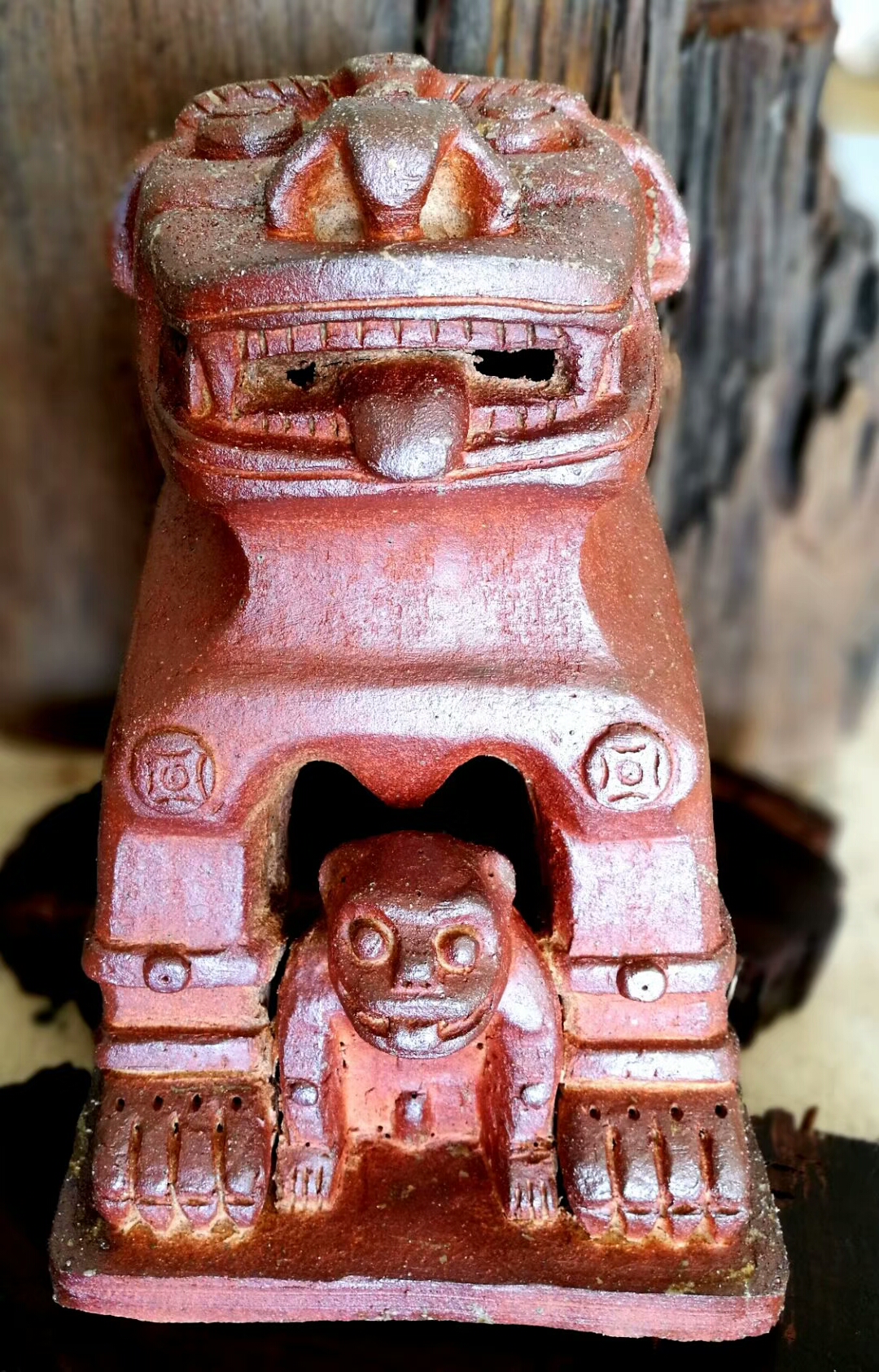 柴窑粗陶艺术创作的雷州石狗|石狗|雷州|粗陶_新浪新闻