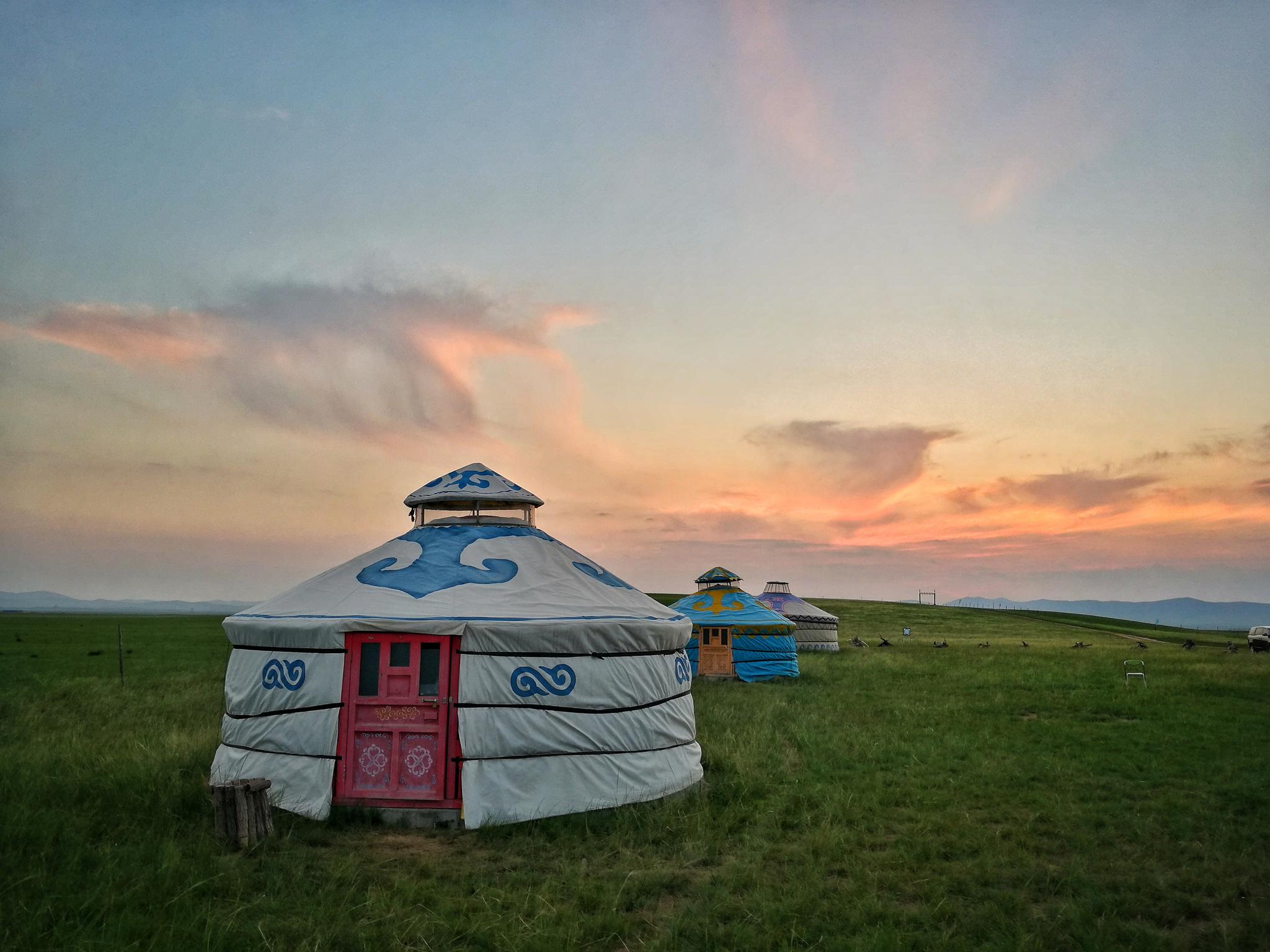 手机镜头里的草原--内蒙古上都蓝旗草原牧场随拍