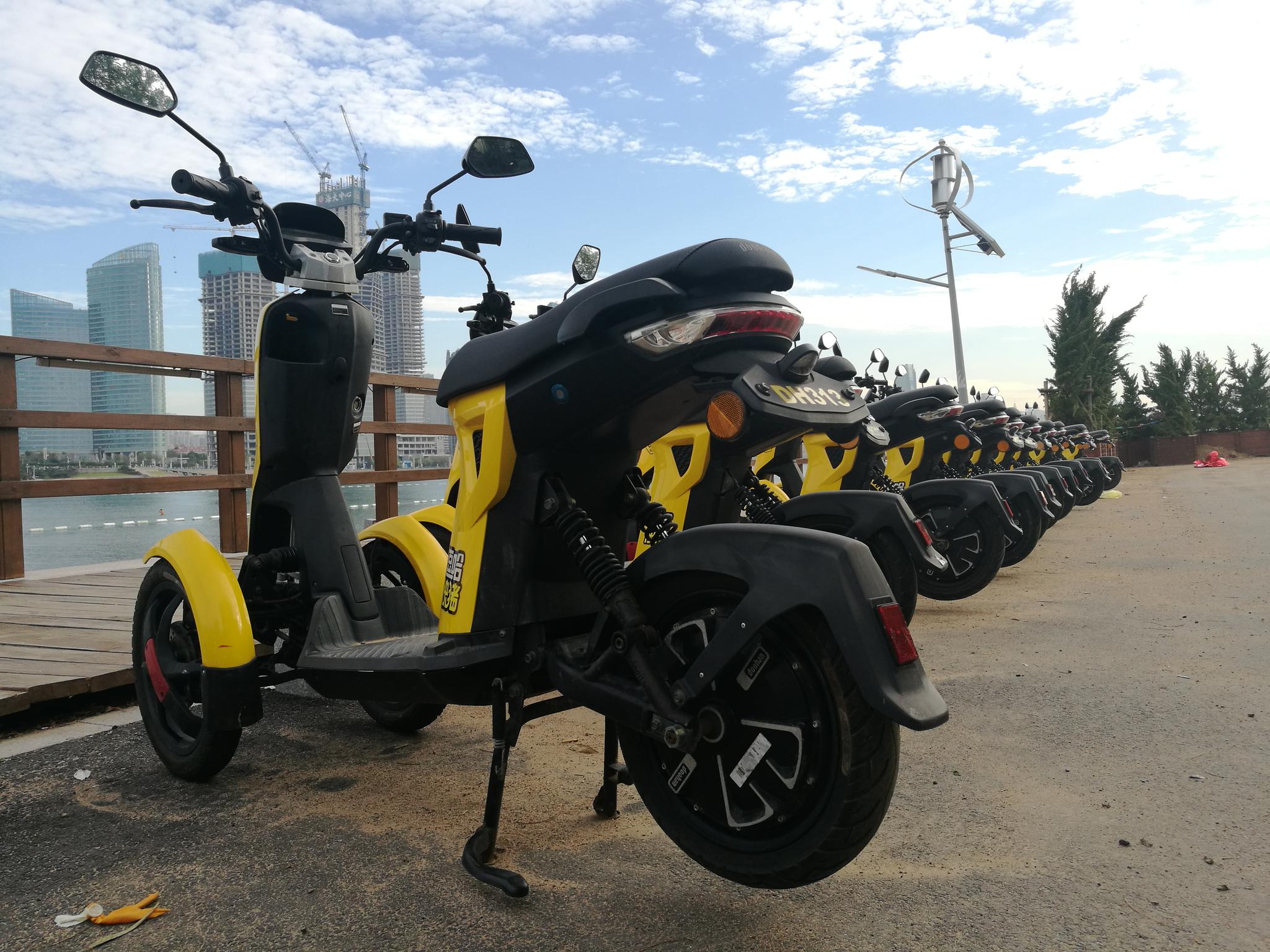 朋友你体验过骑共享逗哈快猪吗