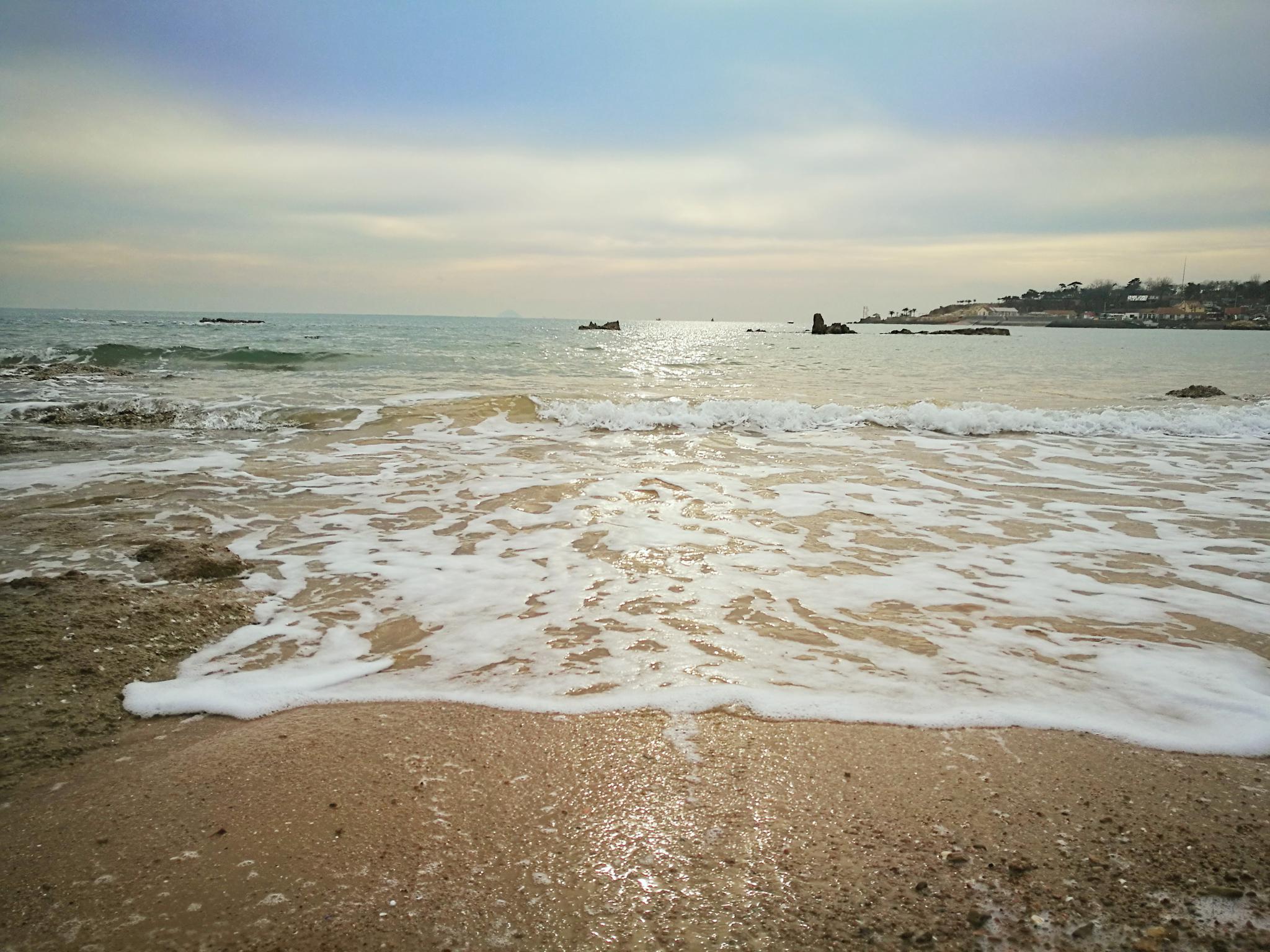 手机图集海边浪花