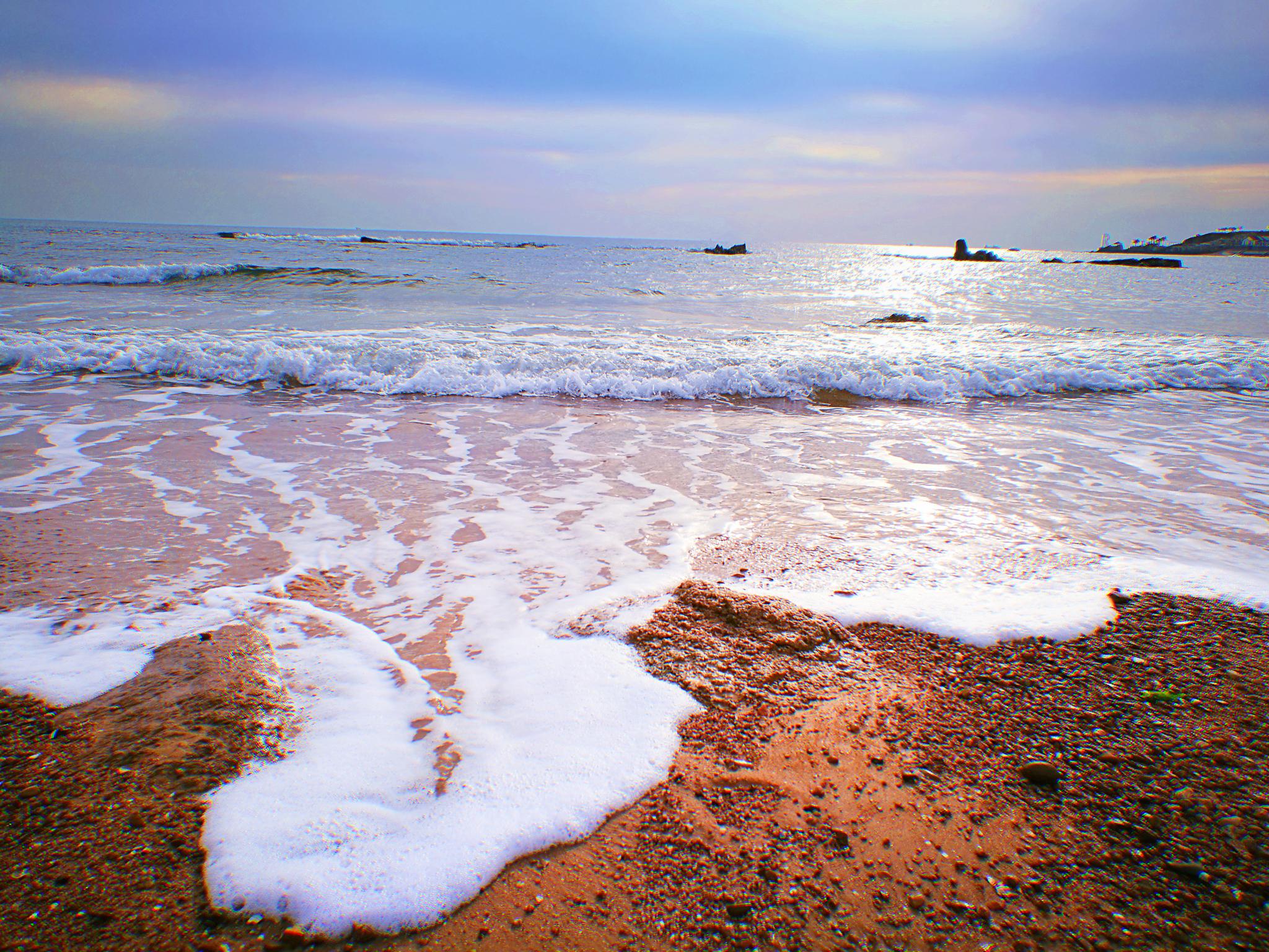 手机图集海边浪花