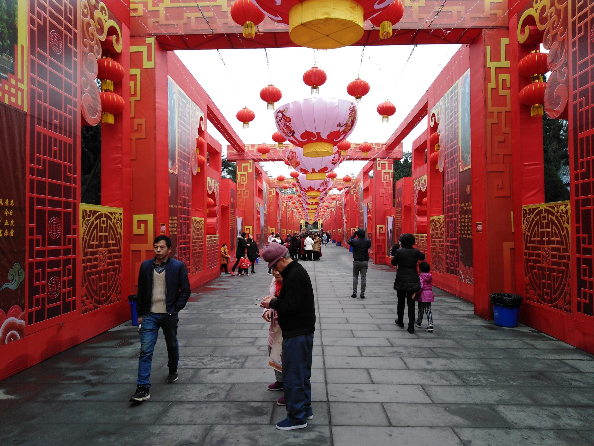 今天元宵节的成都市武侯祠大庙会也非常热闹啊