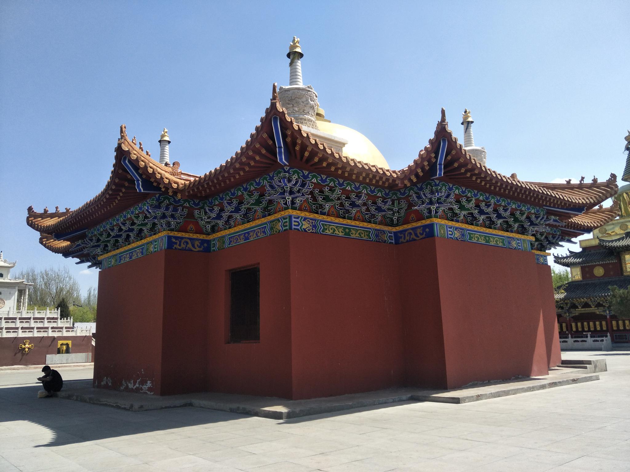 通辽市西拉木伦公园吉祥密乘大乐林寺原创摄影