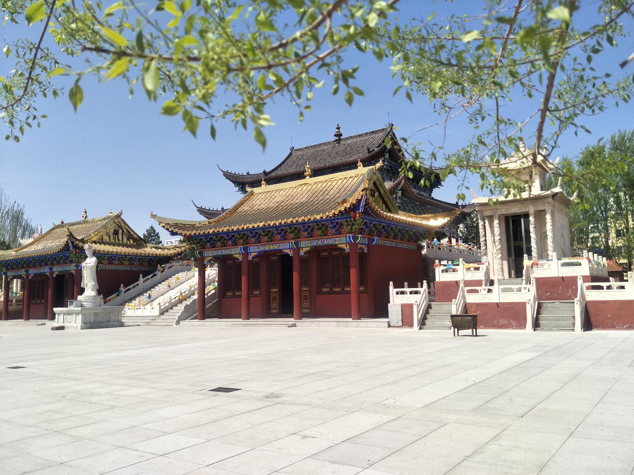 通辽市西拉木伦公园吉祥密乘大乐林寺原创摄影