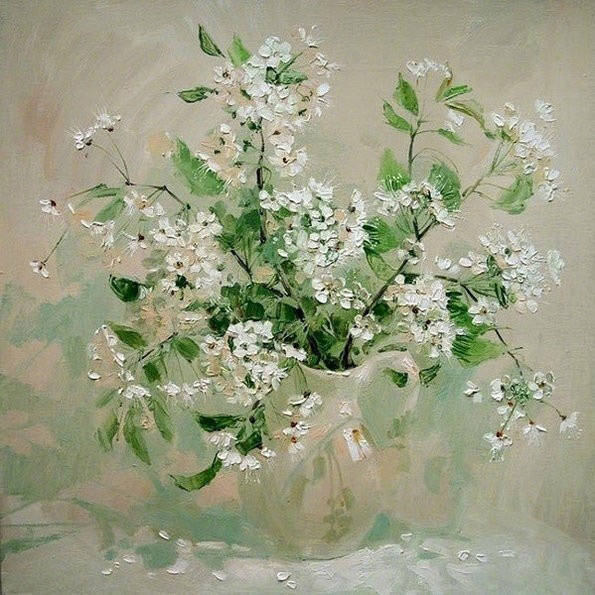 唯美油画花卉欣赏