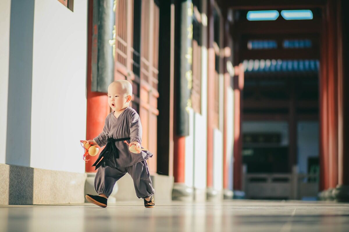 一休小和尚这个小和尚太可爱了