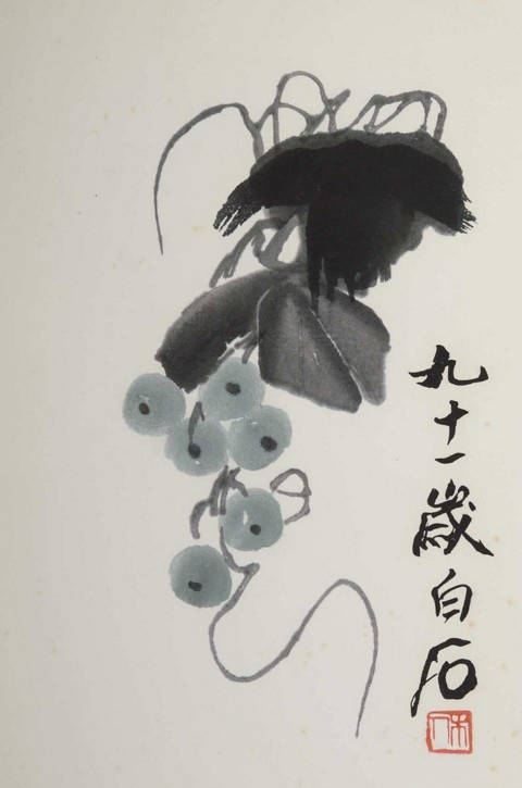 齐白石水墨小品欣赏