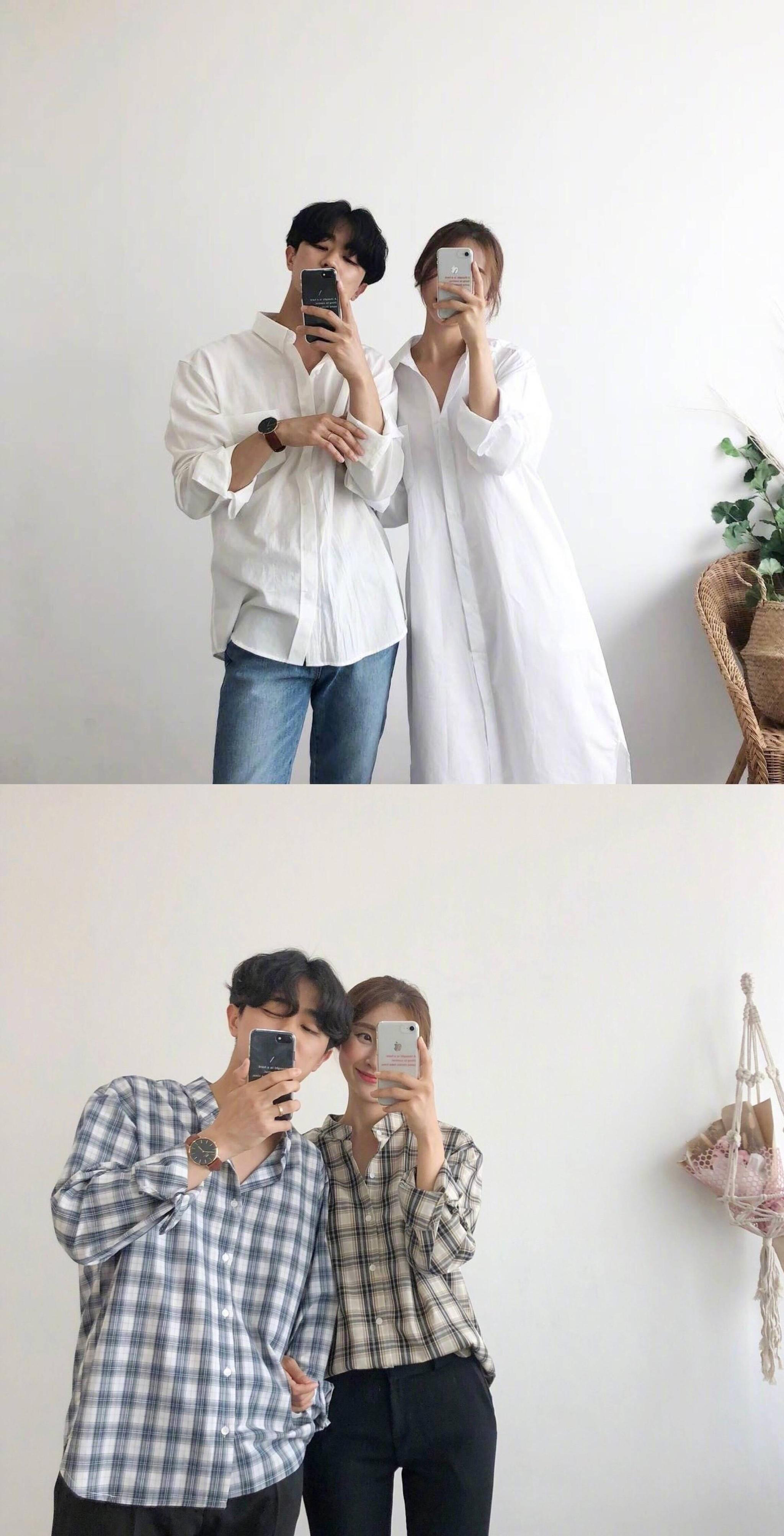 超配的情侣秋季日常穿搭