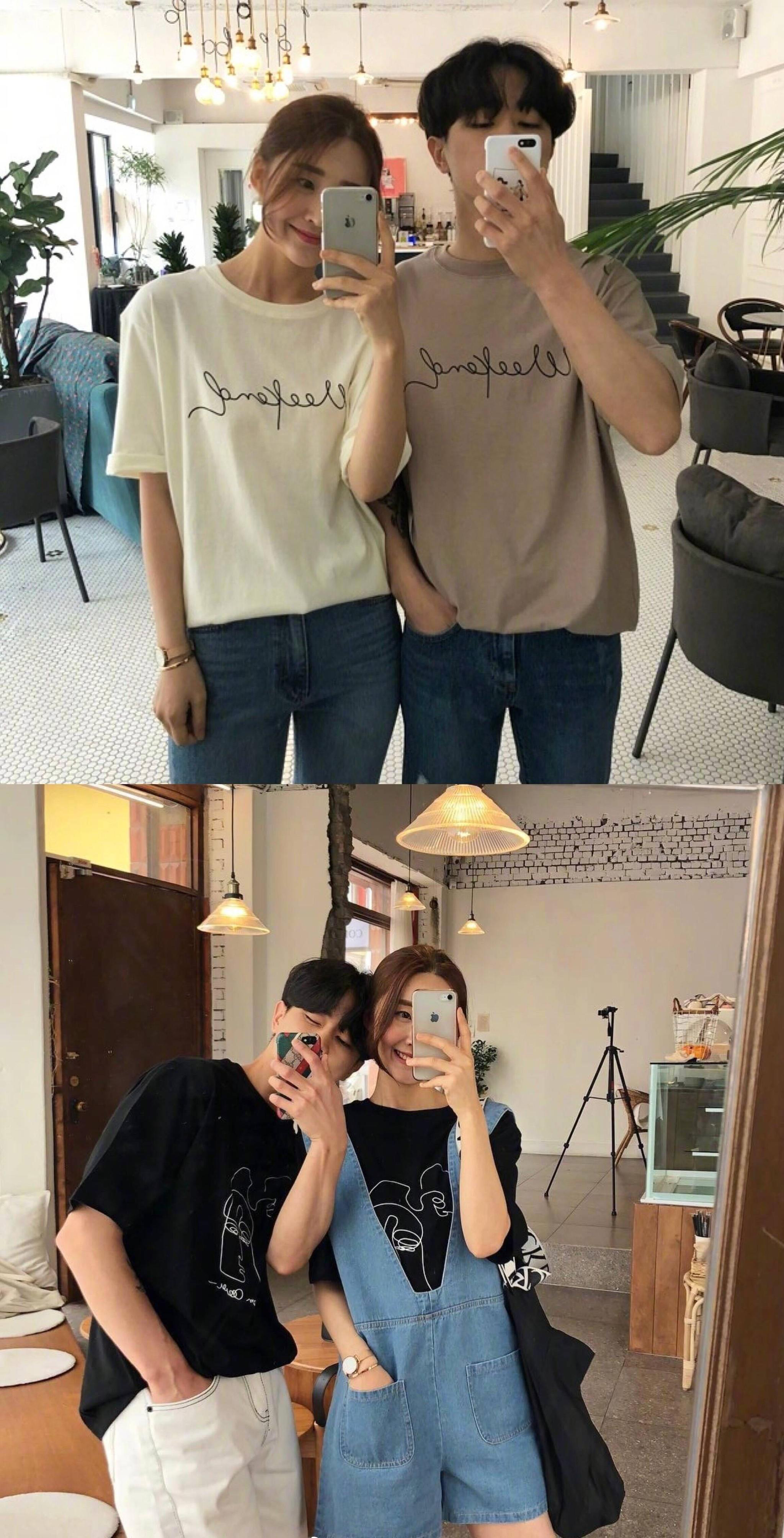 超配的情侣秋季日常穿搭